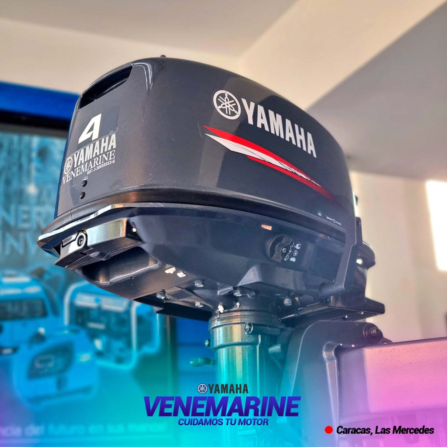 MOTOR FUERA DE BORDA YAMAHA MOD: 4DMH