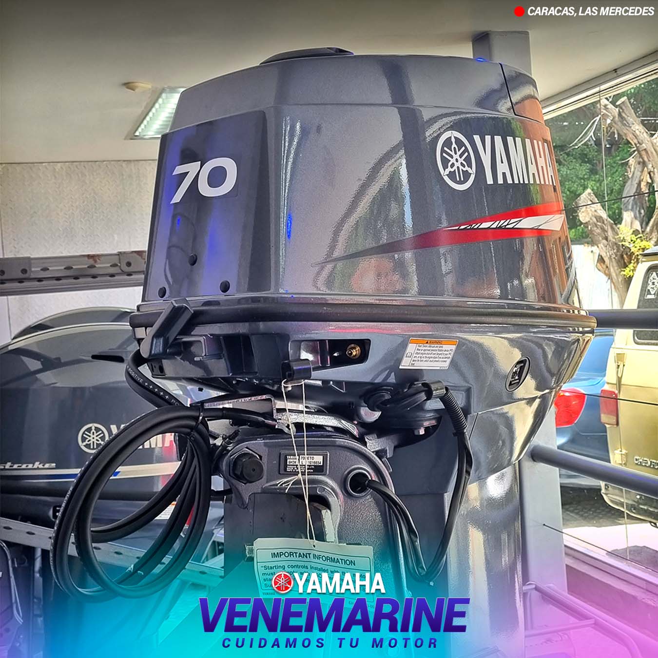 MOTOR FUERA DE BORDA YAMAHA MOD: 70BETOL