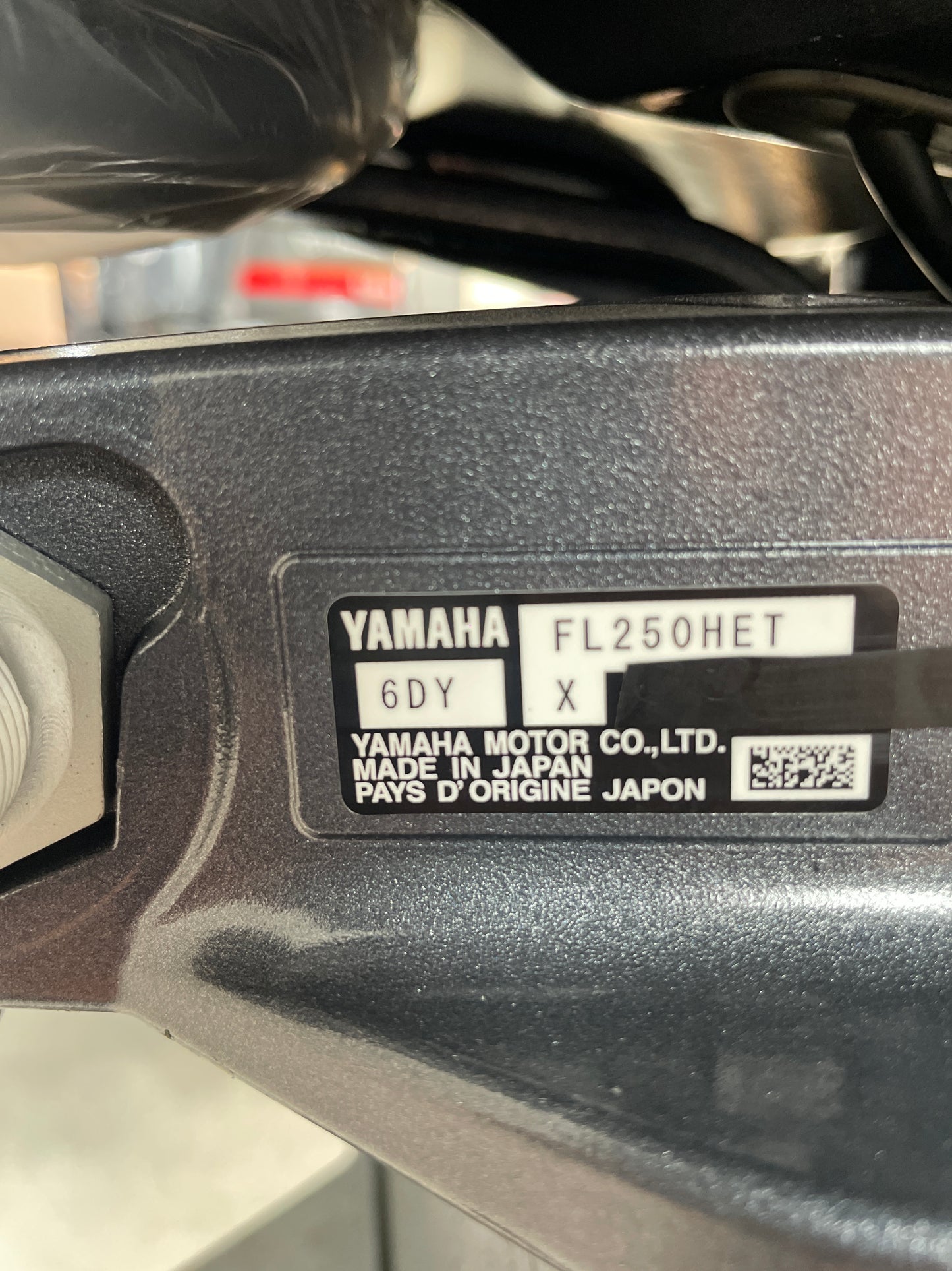 MOTOR FUERA DE BORDA YAMAHA MOD: F250HETX