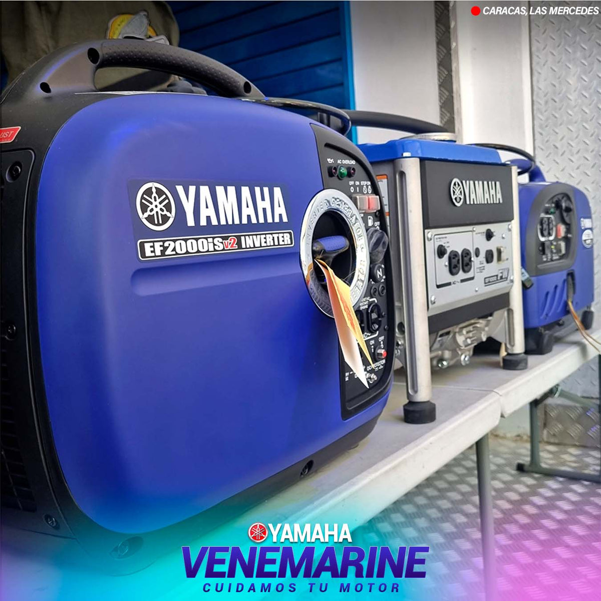 PLANTA ELÉCTRICA YAMAHA INSONORIZADA MOD: EF2000iS