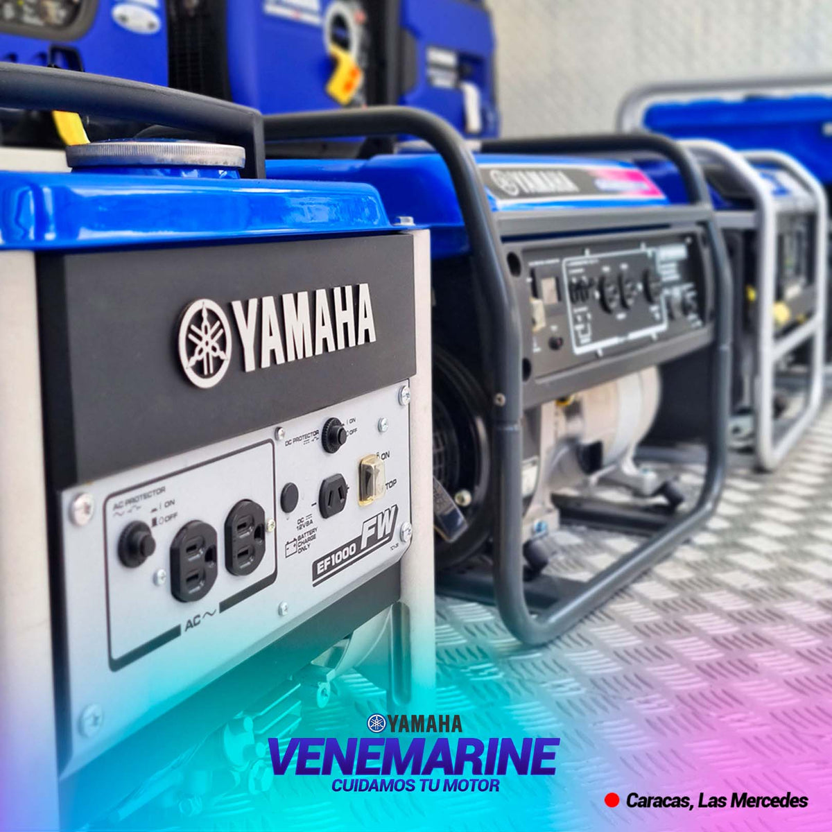 PLANTA ELECTRICA YAMAHA 4T MOD: EF1000FW